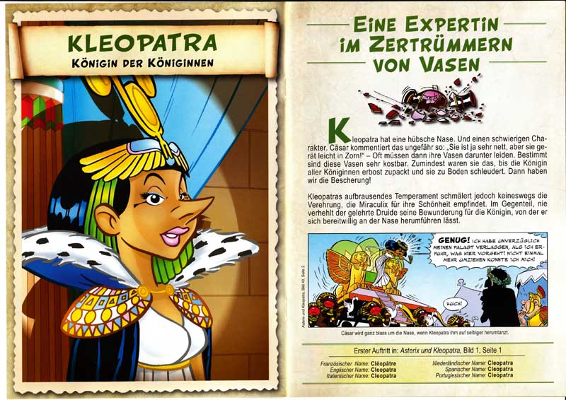 Beispielseite Kleopatra