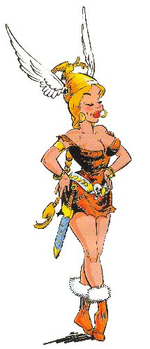 La Belle Gauloise (une guerrière) - A. UDERZO, 1991.jpg