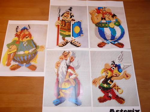Ministeck Vorlagen Asterix 5 Vorlagen DIN A4.jpg