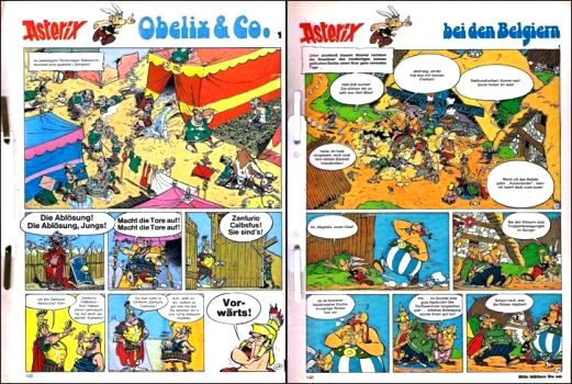 Loseblattsammlungen aus GONG zu je 44 Teilen mit dem jeweiligen Titel als durchgängige Kopfzeilen.jpg